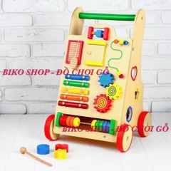 Đồ chơi xe đẩy tập đi đa năng bằng gỗ cho bé - 𝐁𝐈𝐊𝐎 𝐒𝐇𝐎𝐏