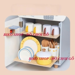 Đồ chơi máy rửa bát bằng gỗ cho bé - 𝐁𝐈𝐊𝐎 𝐒𝐇𝐎𝐏