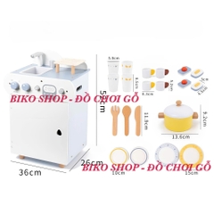 Đồ chơi máy rửa bát bằng gỗ cho bé - 𝐁𝐈𝐊𝐎 𝐒𝐇𝐎𝐏