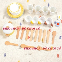 Đồ chơi máy rửa bát bằng gỗ cho bé - 𝐁𝐈𝐊𝐎 𝐒𝐇𝐎𝐏