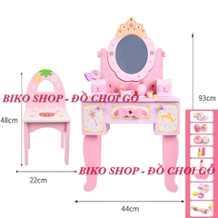 Đồ chơi bàn trang điểm dâu tây bằng gỗ 98cm (cỡ lớn) - 𝐁𝐈𝐊𝐎 𝐒𝐇𝐎𝐏
