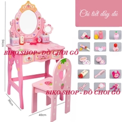 Đồ chơi bàn trang điểm đâu tây cỡ lớn 94cm cho bé - 𝐁𝐈𝐊𝐎 𝐒𝐇𝐎𝐏