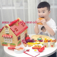 Đồ chơi nhà hàng mái đỏ Cucinino -𝐁𝐈𝐊𝐎 𝐒𝐇𝐎𝐏