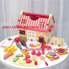 Đồ chơi nhà hàng mái đỏ Cucinino -𝐁𝐈𝐊𝐎 𝐒𝐇𝐎𝐏
