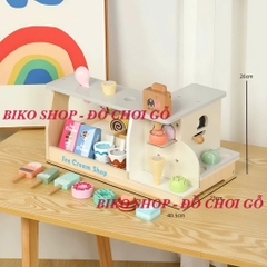 Đồ chơi quầy kem 2 mặt 2 One Elephant bằng gỗ - 𝐁𝐈𝐊𝐎 𝐒𝐇𝐎𝐏