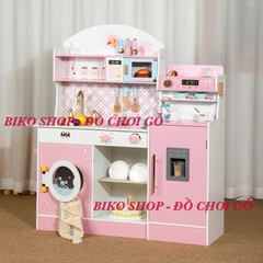 Đồ chơi bếp màu hồng có máy cà phê cao 105cm - 𝐁𝐈𝐊𝐎 𝐒𝐇𝐎𝐏