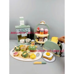 Đồ chơi Quầy kem, tháp bánh, sinh tố, làm bánh xanh Mini Kabi - 𝐁𝐈𝐊𝐎 𝐒𝐇𝐎𝐏