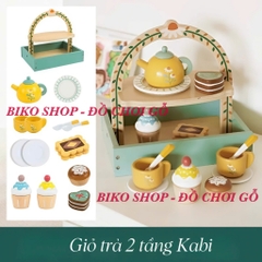 Đồ chơi Quầy kem, tháp bánh, sinh tố, làm bánh xanh Mini Kabi - 𝐁𝐈𝐊𝐎 𝐒𝐇𝐎𝐏