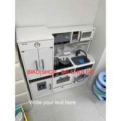 Đồ chơi  bếp kèm tủ lạnh Kienvy Phong Cách Hàn 91cm -𝐁𝐈𝐊𝐎 𝐒𝐇𝐎𝐏