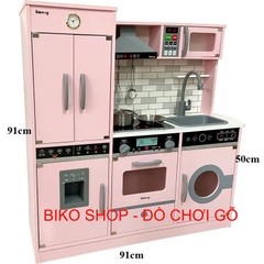 Đồ chơi  bếp kèm tủ lạnh Kienvy Phong Cách Hàn 91cm -𝐁𝐈𝐊𝐎 𝐒𝐇𝐎𝐏