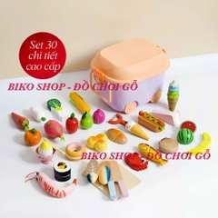 Đồ chơi củ quả thực phẩm bằng gỗ cao cấp - 𝐁𝐈𝐊𝐎 𝐒𝐇𝐎𝐏