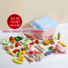 Đồ chơi củ quả thực phẩm bằng gỗ cao cấp - 𝐁𝐈𝐊𝐎 𝐒𝐇𝐎𝐏