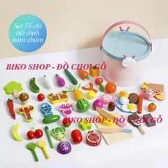 Đồ chơi củ quả thực phẩm bằng gỗ cao cấp - 𝐁𝐈𝐊𝐎 𝐒𝐇𝐎𝐏