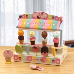 Đồ chơi quầy kem Mother Gaden bằng gỗ cho bé -𝐁𝐈𝐊𝐎 𝐒𝐇𝐎𝐏