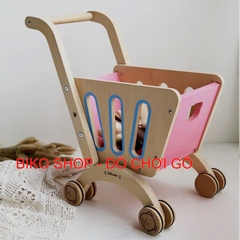Đồ chơi Xe đẩy siêu thị Toywwo bằng gỗ cho bé- 𝐁𝐈𝐊𝐎 𝐒𝐇𝐎𝐏