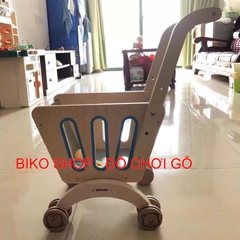 Đồ chơi Xe đẩy siêu thị Toywwo bằng gỗ cho bé- 𝐁𝐈𝐊𝐎 𝐒𝐇𝐎𝐏