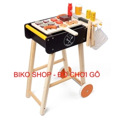 Đồ chơi Bếp nướng BBQ đứng 50cm bằng gỗ cho bé 𝐁𝐈𝐊𝐎 𝐒𝐇𝐎𝐏