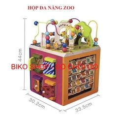 Đồ chơi khối đa năng 5 mặt ZanyZoo bằng gỗ cho bé 𝐁𝐈𝐊𝐎 𝐒𝐇𝐎𝐏
