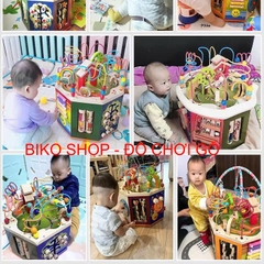 Đồ chơi hộp rèn luyện đa năng cao cấp 8 mặt có đế xoay cỡ lớn cho bé-𝐁𝐈𝐊𝐎 𝐒𝐇𝐎𝐏