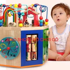 Đồ chơi hộp rèn luyện đa năng cao cấp 8 mặt có đế xoay cỡ lớn cho bé-𝐁𝐈𝐊𝐎 𝐒𝐇𝐎𝐏