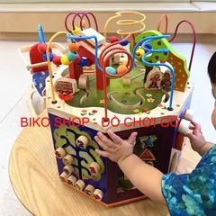 Đồ chơi hộp rèn luyện đa năng cao cấp 8 mặt có đế xoay cỡ lớn cho bé-𝐁𝐈𝐊𝐎 𝐒𝐇𝐎𝐏