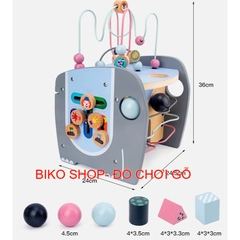 Đồ chơi  hộp đa năng hình Voi 36cm có bóng lăn, thả hình khối-𝐁𝐈𝐊𝐎 𝐒𝐇𝐎𝐏