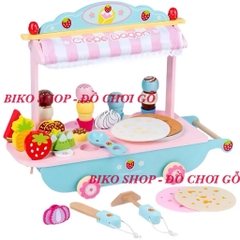 Đồ chơi xe kem đá bào bằng gỗ  - 𝐁𝐈𝐊𝐎 𝐒𝐇𝐎𝐏