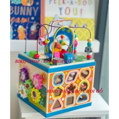 Đồ chơi đa năng luồn hạt 35cm bằng gỗ cho bé-𝐁𝐈𝐊𝐎 𝐒𝐇𝐎𝐏