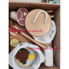 Đồ chơi nhà bếp dụng cụ nấu ăn gỗ - 𝐁𝐈𝐊𝐎 𝐒𝐇𝐎𝐏