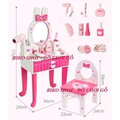 Đồ chơi trang điểm thỏ 77cm - 𝐁𝐈𝐊𝐎 𝐒𝐇𝐎𝐏