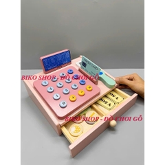 Đồ chơi máy tính tiền chất liệu gỗ-𝐁𝐈𝐊𝐎 𝐒𝐇𝐎𝐏