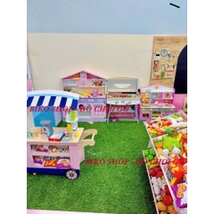 Đồ chơi Bếp LG  hồng tím 94,5cm - 𝐁𝐈𝐊𝐎 𝐒𝐇𝐎𝐏