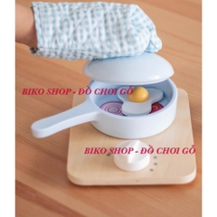 Set đồ chơi nấu ăn gỗ UMU kèm tạp dề, mũ - 𝐁𝐈𝐊𝐎 𝐒𝐇𝐎𝐏