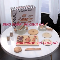 Đồ chơi nồi chảo Hải sản Cucinino gỗ - 𝐁𝐈𝐊𝐎 𝐒𝐇𝐎𝐏