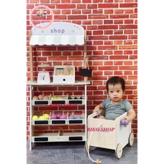 Đồ chơi shop hoa quả  Nunukids 95.5cm bằng gỗ cho bé - 𝐁𝐈𝐊𝐎 𝐒𝐇𝐎𝐏