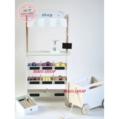 Đồ chơi shop hoa quả  Nunukids 95.5cm bằng gỗ cho bé - 𝐁𝐈𝐊𝐎 𝐒𝐇𝐎𝐏