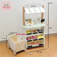 Đồ chơi shop hoa quả  Nunukids 95.5cm bằng gỗ cho bé - 𝐁𝐈𝐊𝐎 𝐒𝐇𝐎𝐏