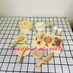 Đồ chơi nồi chảo Hải sản Cucinino gỗ - 𝐁𝐈𝐊𝐎 𝐒𝐇𝐎𝐏