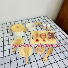 Đồ chơi nồi chảo Hải sản Cucinino gỗ - 𝐁𝐈𝐊𝐎 𝐒𝐇𝐎𝐏