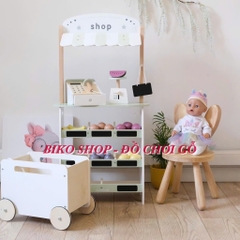 Đồ chơi shop hoa quả  Nunukids 95.5cm bằng gỗ cho bé - 𝐁𝐈𝐊𝐎 𝐒𝐇𝐎𝐏