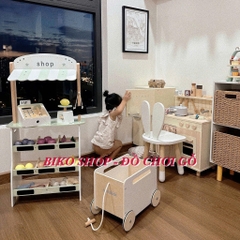 Đồ chơi shop hoa quả  Nunukids 95.5cm bằng gỗ cho bé - 𝐁𝐈𝐊𝐎 𝐒𝐇𝐎𝐏