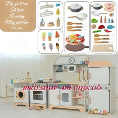 Đồ chơi nhà bếp, tủ lạnh, máy giặt Kabe màu trắng 80cm - 𝐁𝐈𝐊𝐎 𝐒𝐇𝐎𝐏