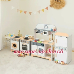 Đồ chơi nhà bếp, tủ lạnh, máy giặt Kabe màu trắng 80cm - 𝐁𝐈𝐊𝐎 𝐒𝐇𝐎𝐏