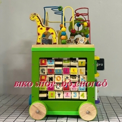 Đồ chơi đa năng ZanyZoo có bánh đẩy tập đi bằng gỗ cho bé 𝐁𝐈𝐊𝐎 𝐒𝐇𝐎𝐏