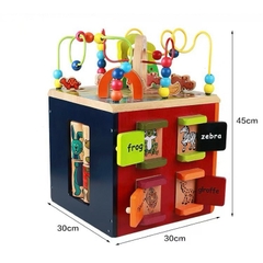 Đồ chơi khối đa năng 5 mặt ZanyZoo bằng gỗ cho bé 𝐁𝐈𝐊𝐎 𝐒𝐇𝐎𝐏