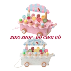 Đồ chơi xe đẩy kem mini Kabei - 𝐁𝐈𝐊𝐎 𝐒𝐇𝐎𝐏