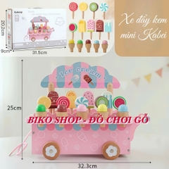 Đồ chơi xe đẩy kem mini Kabei - 𝐁𝐈𝐊𝐎 𝐒𝐇𝐎𝐏