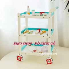 Đồ chơi xe đẩy dụng cụ y tế 3 tầng - 𝐁𝐈𝐊𝐎 𝐒𝐇𝐎𝐏