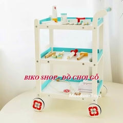 Đồ chơi xe đẩy dụng cụ y tế 3 tầng - 𝐁𝐈𝐊𝐎 𝐒𝐇𝐎𝐏