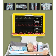 Đồ chơi bàn dụng cụ y tế bằng gỗ 60,5cm - 𝐁𝐈𝐊𝐎 𝐒𝐇𝐎𝐏